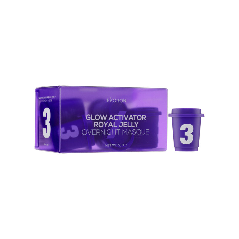 Eaoron Glow Activator Royal Jelly Overnight Masque 7PCS
