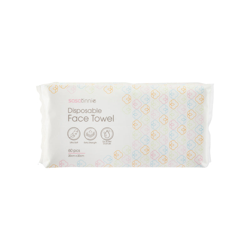 Sasatinnie Disposable Face Towel 60PCS | Sasa Global eShop