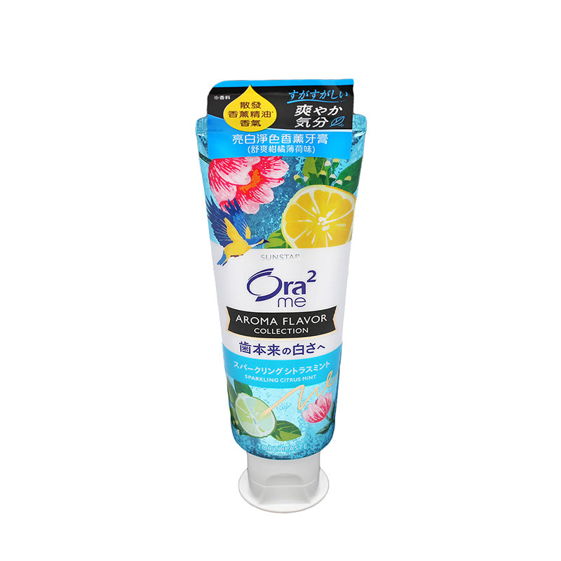 Sunstar Ora2 Me Aroma Flavour Collection Paste Sparkling Citrus Mint 130G | Sasa Global eShop