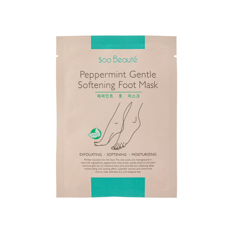 Soo Beauté Peppermint Gentle Softening Foot Mask 18ML | Sasa Global eShop