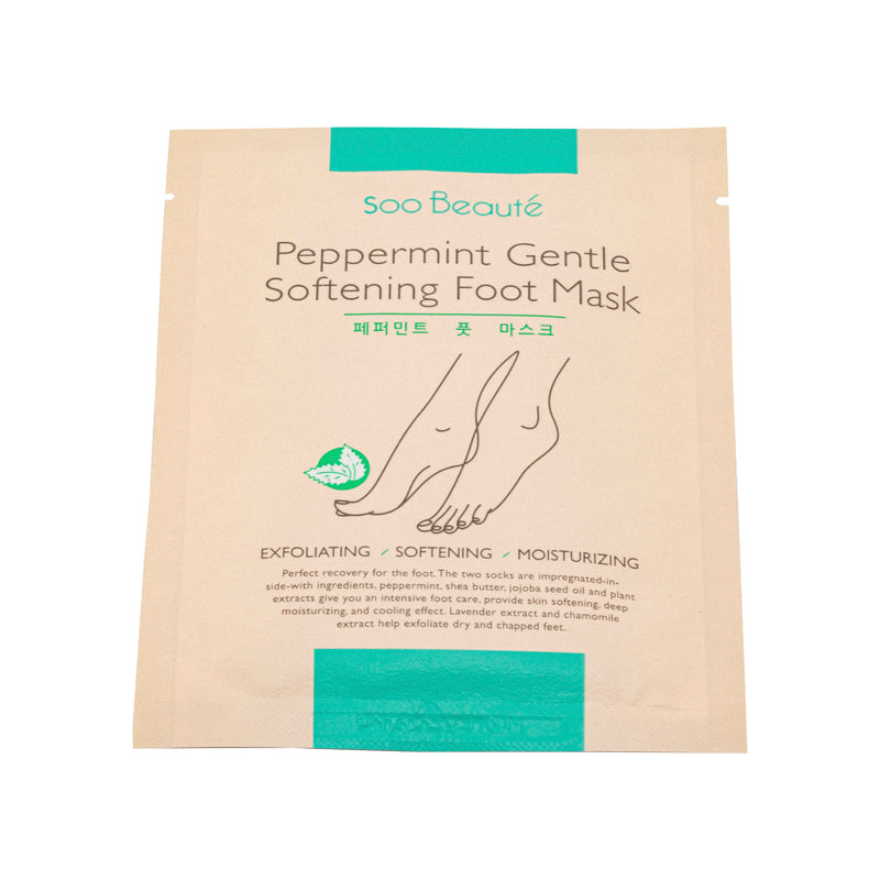 Soo Beauté Peppermint Gentle Softening Foot Mask 18ML | Sasa Global eShop