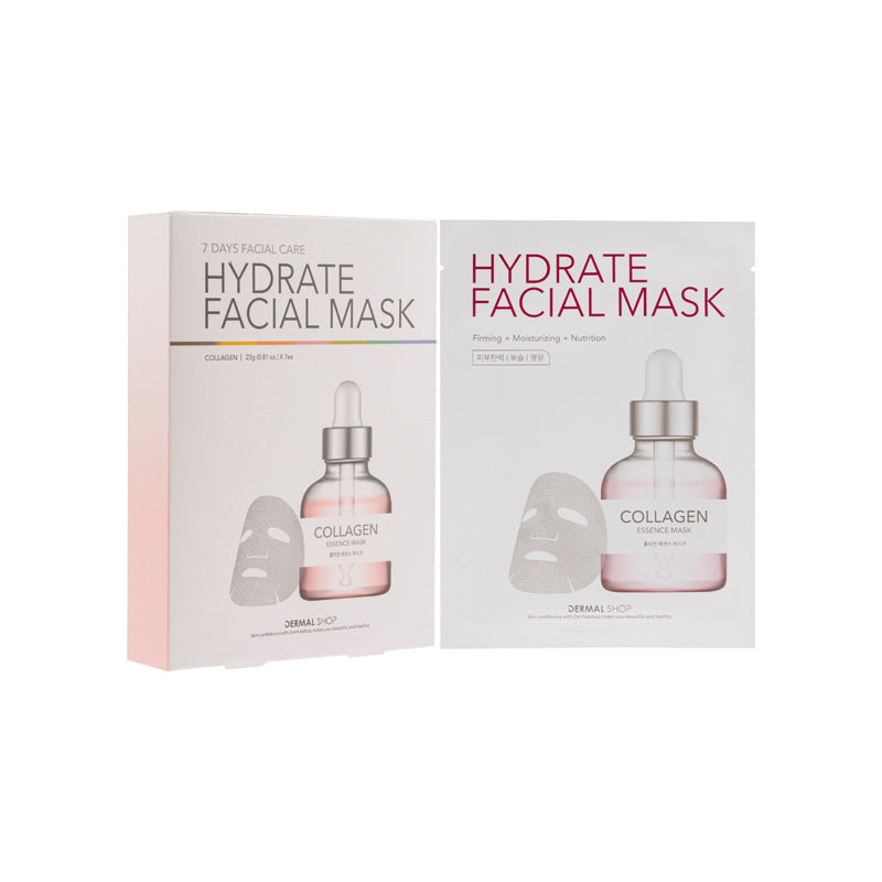 Dermal Shop Hydrate Facial Mask Collagen 7PCS | Sasa Global eShop