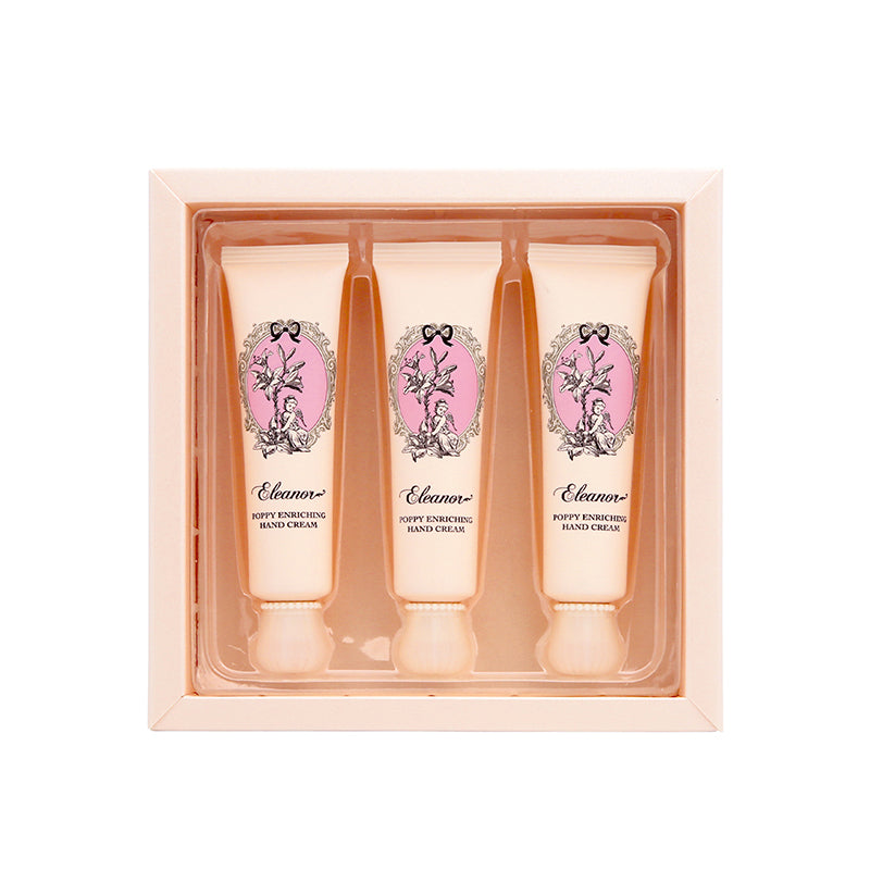 Eleanor Poppy Enriching Hand Cream Set 3PCS | Sasa Global eShop