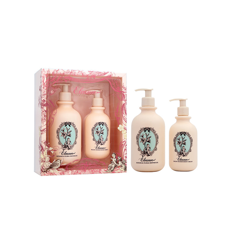 Eleanor Peony Shower Gel & Body Cream Set 2 PCS | Sasa Global eShop