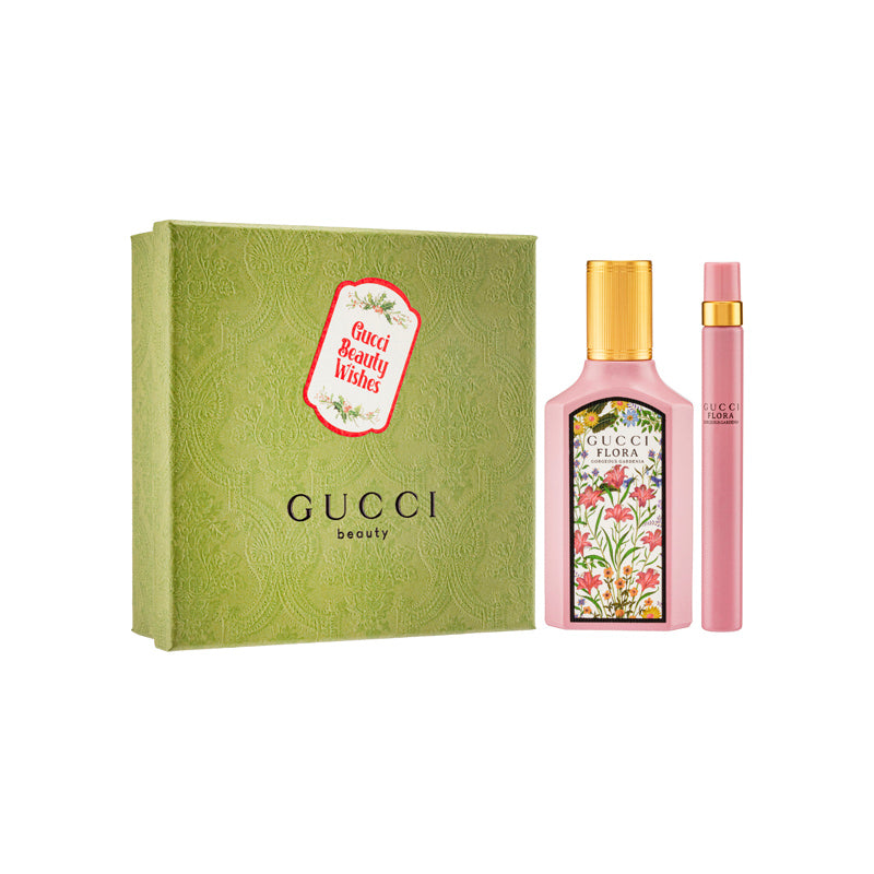 Gucci Flora Gorgeous Gardenia Eau De Parfum Gift Set  2PCS