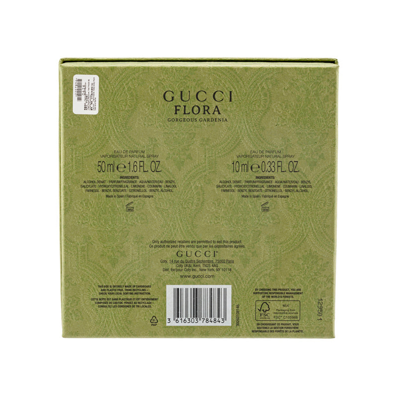 Gucci Flora Gorgeous Gardenia Eau De Parfum Gift Set  2PCS | Sasa Global eShop