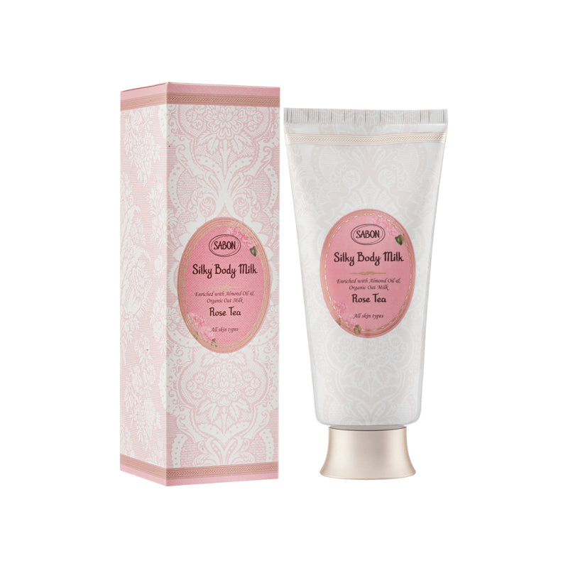 Sabon Silky Body Milk Tube Rose Tea 200ML | Sasa Global eShop
