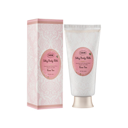 Sabon Silky Body Milk Tube Rose Tea 200ML | Sasa Global eShop