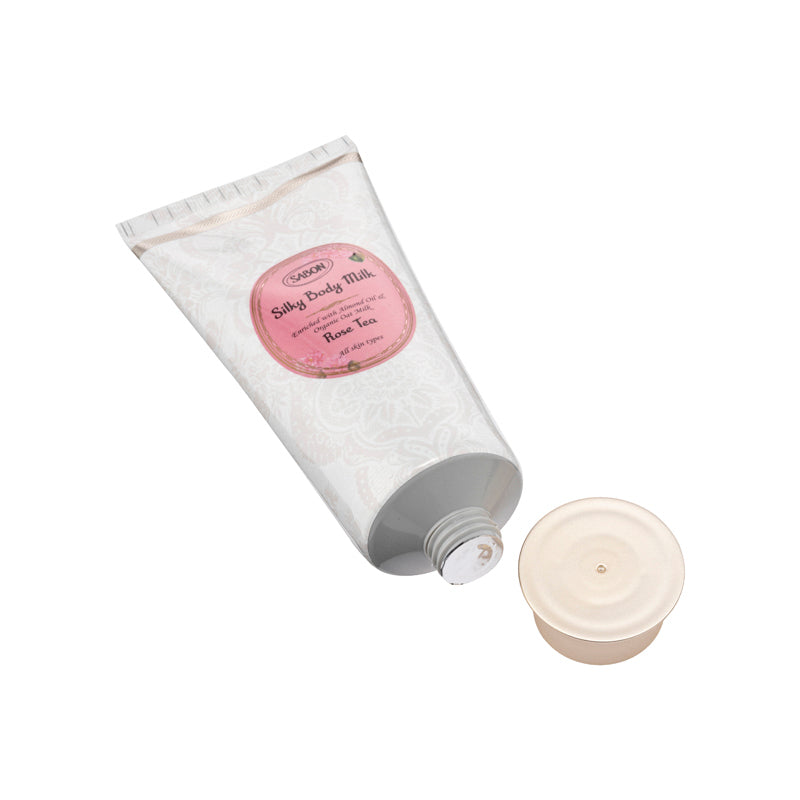 Sabon Silky Body Milk Tube Rose Tea 200ML | Sasa Global eShop