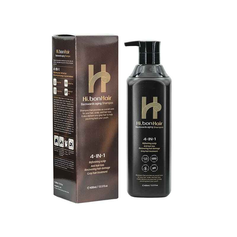 Hi.Bonhair 4-In-1 Backwards Aging Shampoo 400ML